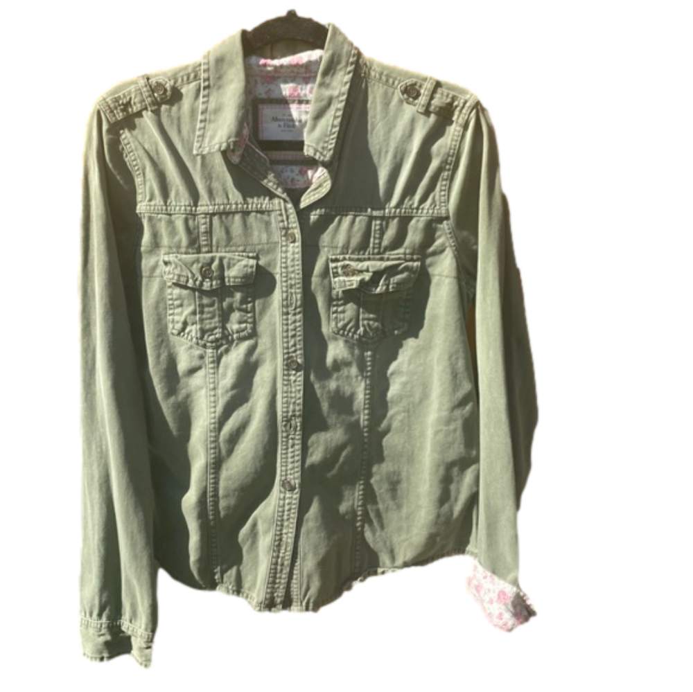 Abercrombie & Fitch-Sz L-shirt/jacket - Picture 1 of 5